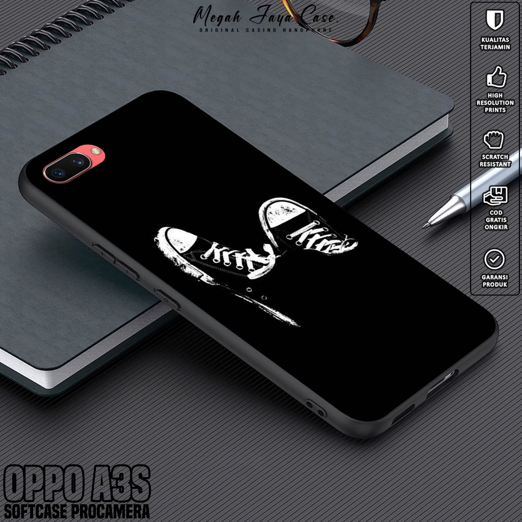 Case Oppo A3S - Casing Hp Oppo A3S Motif BLCK - Silikon Oppo A3S - Softcase Hp Oppo A3S - Kondom Hp 