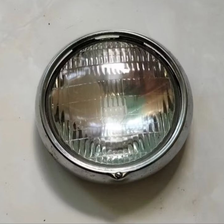 Kaca ring reflektor Lampu depan set motor honda CB 200 twin original baru