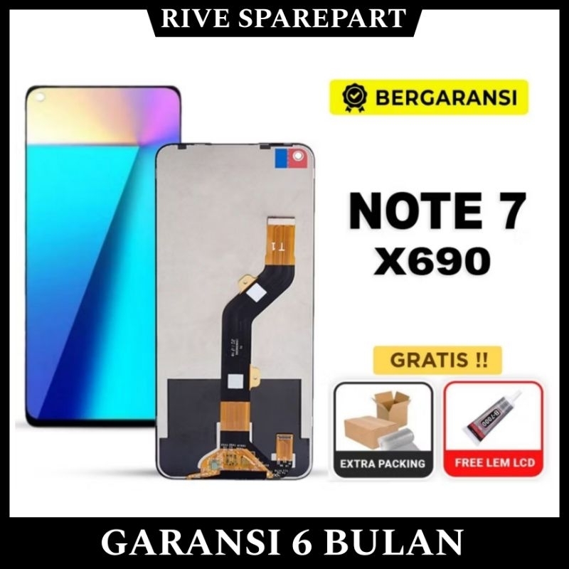 LCD INFINIX X690 / INFINIX NOTE 7 FULLSET TOUCHSCREEN ORIGINAL