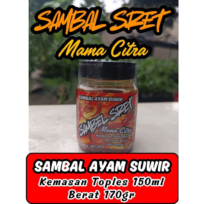 

SAMBAL AYAM SUWIR/SAMBAL KEMASAN/SAMBAL FRES/SAMBAL TOPLES