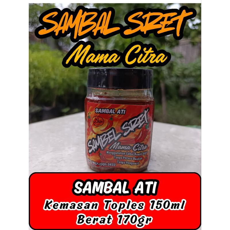 

SAMBAL ATI/SAMBAL KEMASAN/SAMBAL FRES/SAMBAL TOPLES