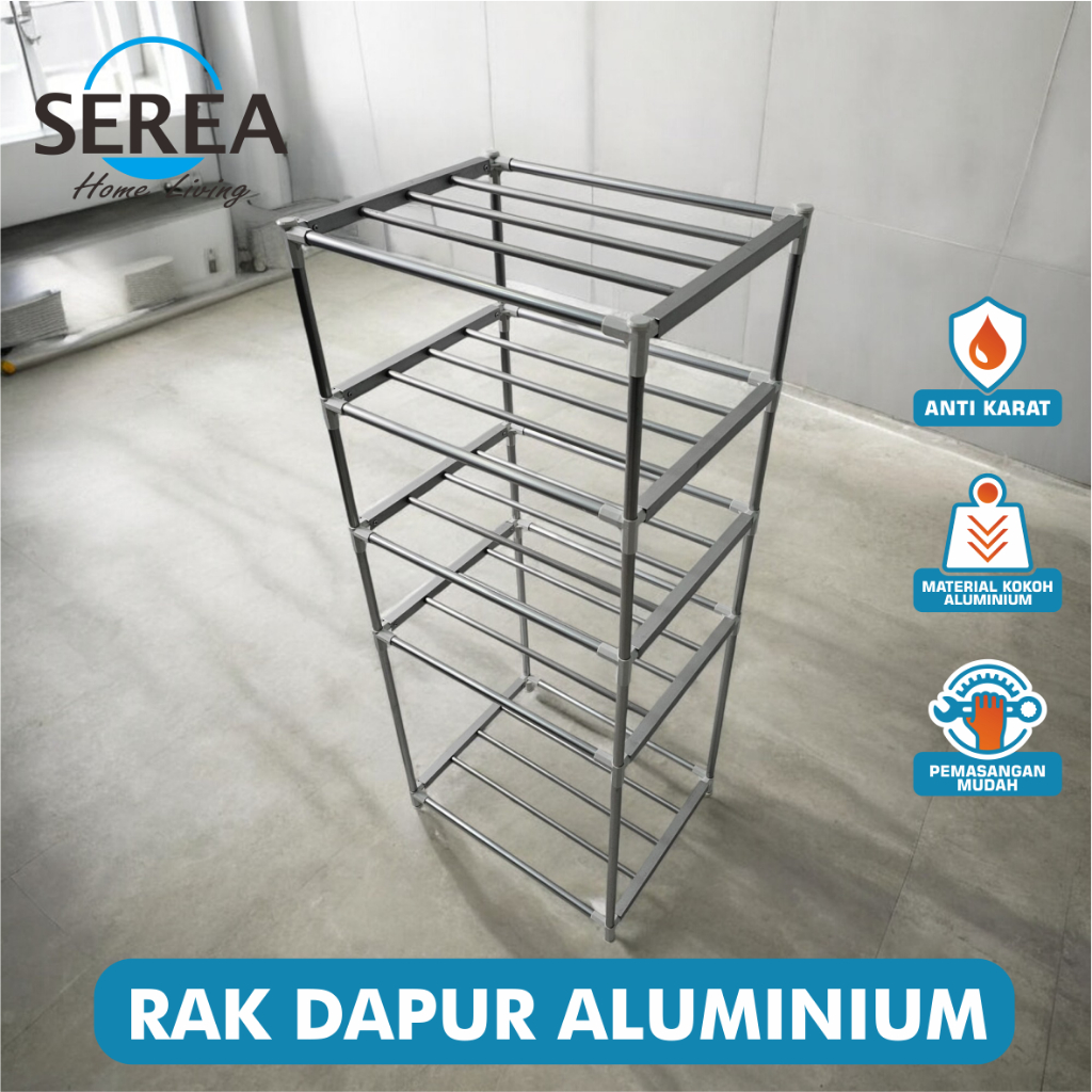 Rak Dapur Minimalis Tingkat / Rak Dapur Minimalis Susun / Rak Dapur Serbaguna Multifungsi / Rak Panc