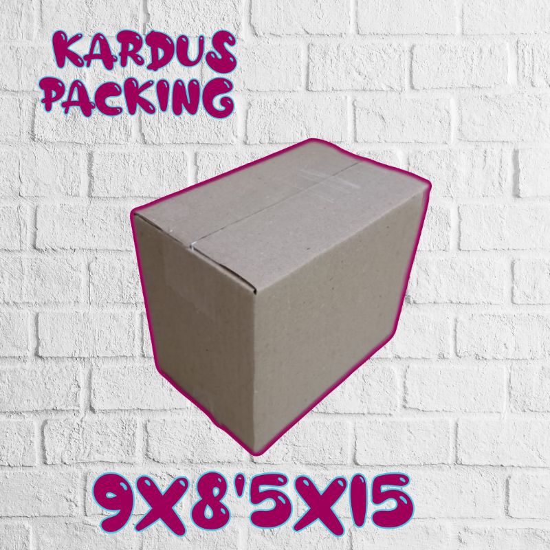 

kardus packing UK 9x8'5x15 kardus kecil kardus besar
