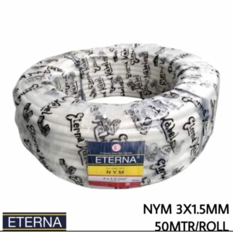 Kabel NYM 3x1,5 Eterna n kabel eterna 3x1.5