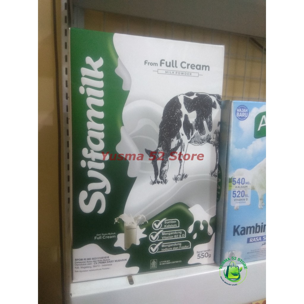 

SyifaMilk Susu Sapi Full Cream Susu Sapi Penggemuk Badan 550gr