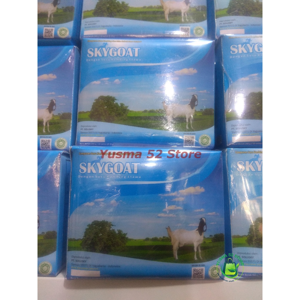 

Susu Etawa Skygoat | Skygoat Susu Kambing Bubuk Per Box 10 Sachet | SKYGOAT ORIGINAL