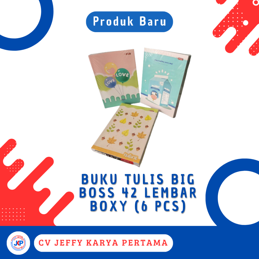 

Buku Tulis Big Boss 42 Lembar Boxy (6 Pcs)