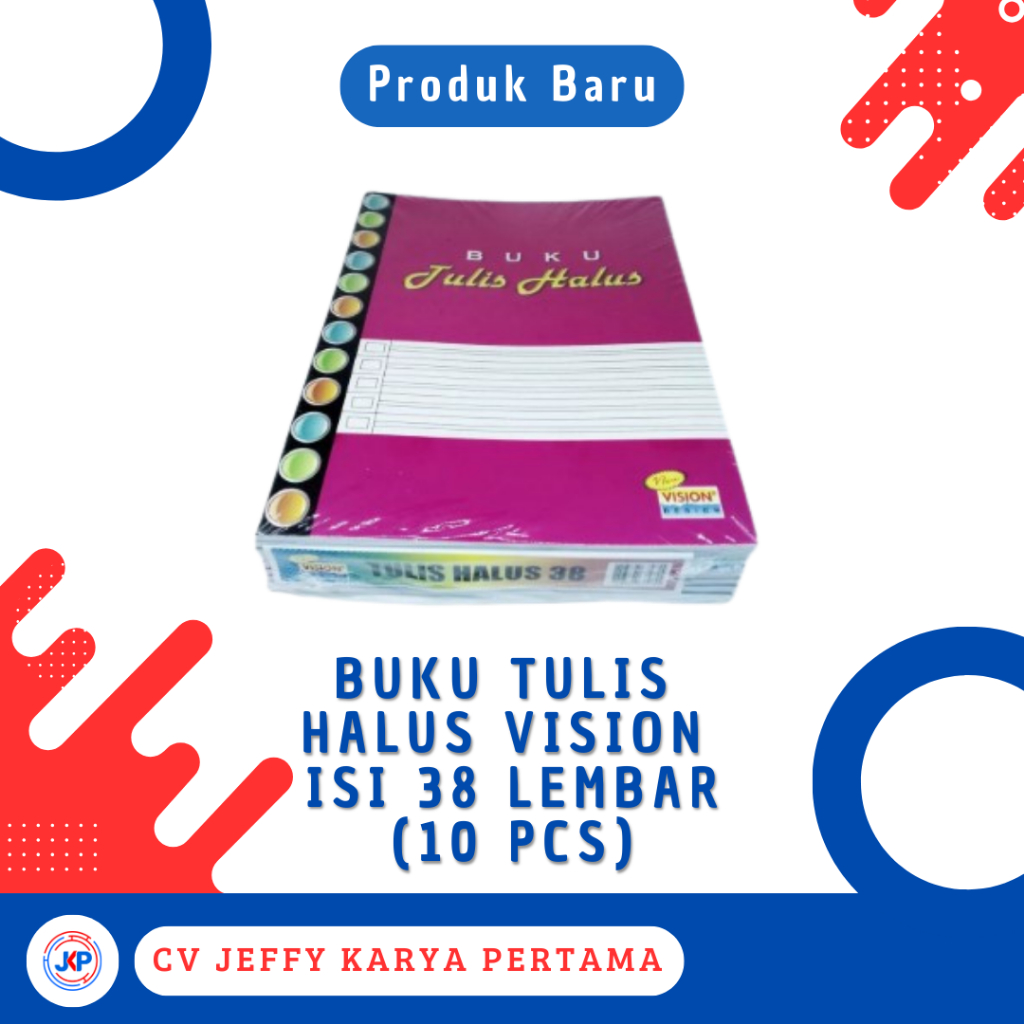 

Buku Tulis Halus Vision Isi 38 Lembar (1 Pcs)