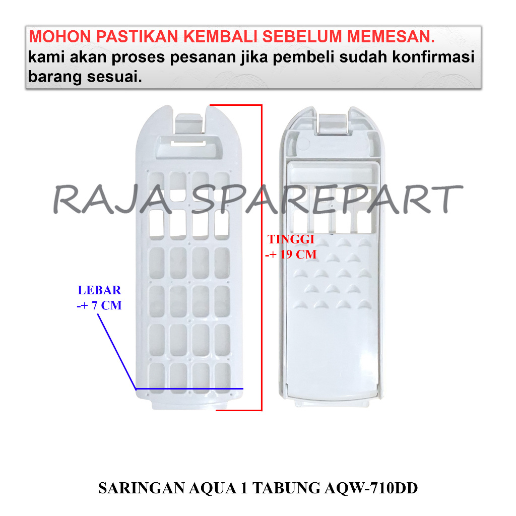SAQDD SARINGAN MESIN CUCI / SARINGAN AQUA 1 TABUNG AQW-710DD