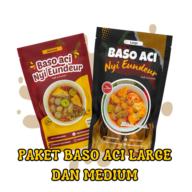 

[Paket Hemat] Baso Aci Nyi Eundeur Large dan Medium