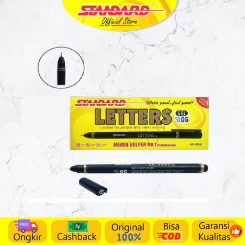 

STANDARD LITTERS GEL SL05 1 PAK ISI 12 PCS