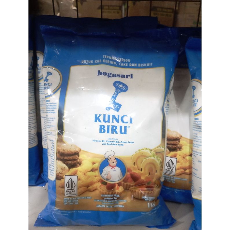 

Tepung Bogasari Kunci Biru 1Kg