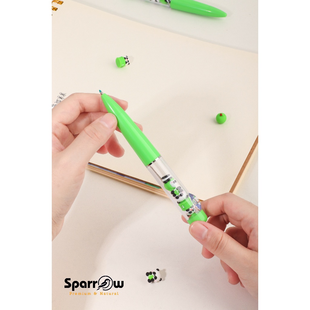 

SPARROW Pen Silikon / Silicone Pen / Pen Karakter Lucu Cantik Zenga PANDA GUOGUO (8298)