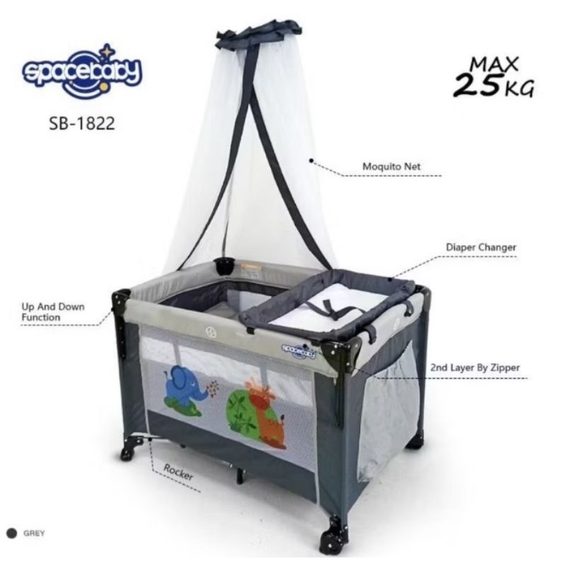 BABY BAD BOX tempat tidur bayi SPACEBABY BARU LAHIR
