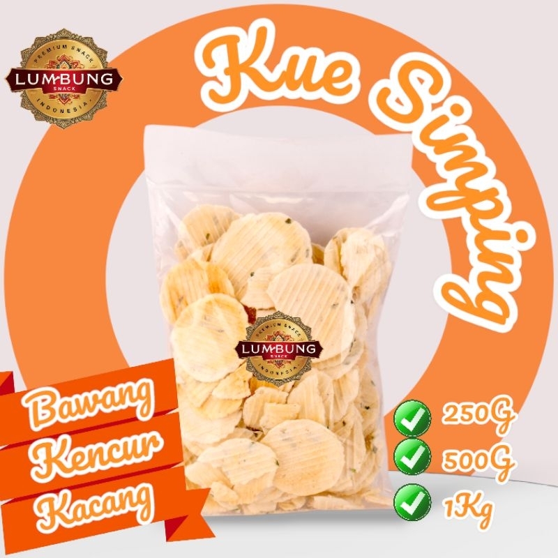 

Camilan Snack Kue Simping 250gr Renyah Gurih dan Nikmat