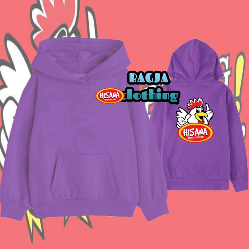 Hoodie anak laki-laki Hisana fried chicken logo 3