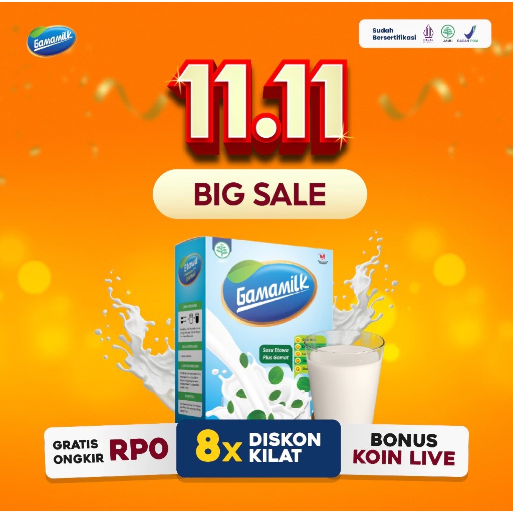 

PROMO GAMAMILK 1 BOX - Susu Etawa Ekstrak Daun Kelor membantu meredakan Rematik dan Asam Urat