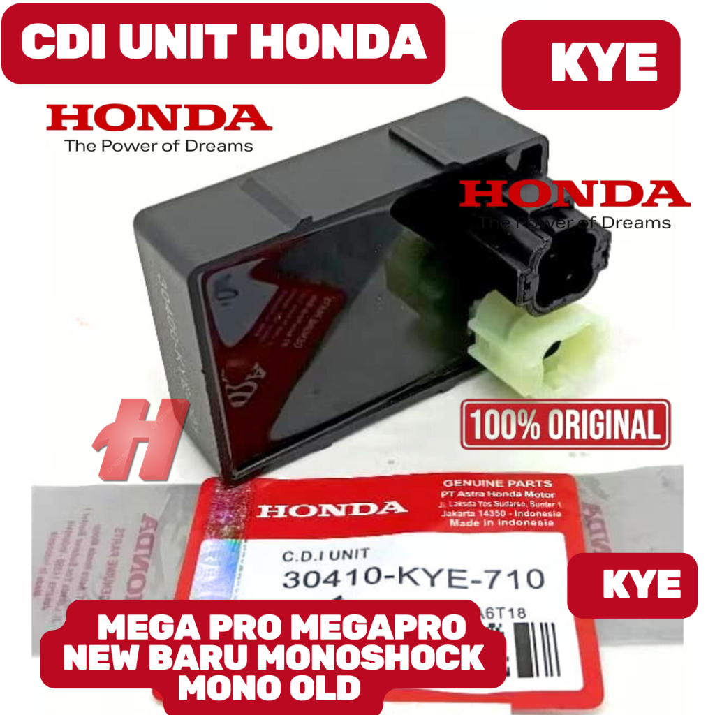ORIGINAL GRANSI CDI HONDA KODE KYE HONDA MEGAPRO MEGA PRO NEW MONOSHOCK DI JAMIN PRESISI BERKUALITAS