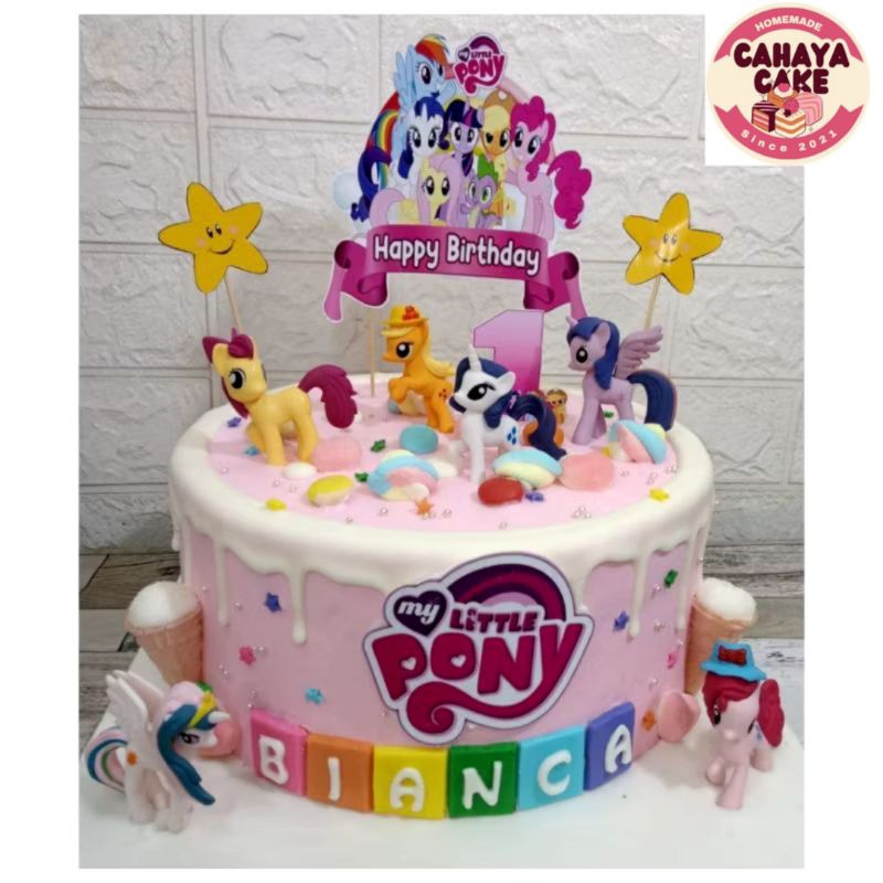 

Kue Ulang Tahun Kuda Pony / Little Pony Cake / Kue Ultah Karakter Kuda Pony / Unicorn