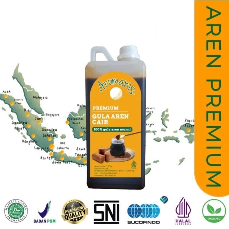 

GULA AROMANIS PREMIUM AREN CAIR 1KG