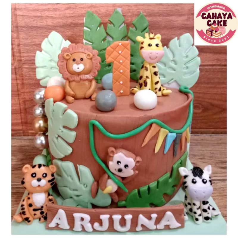 

Animal Cake / Kue Ultah Karakter Hewan / Kue Ultah Safari / Safari Cake