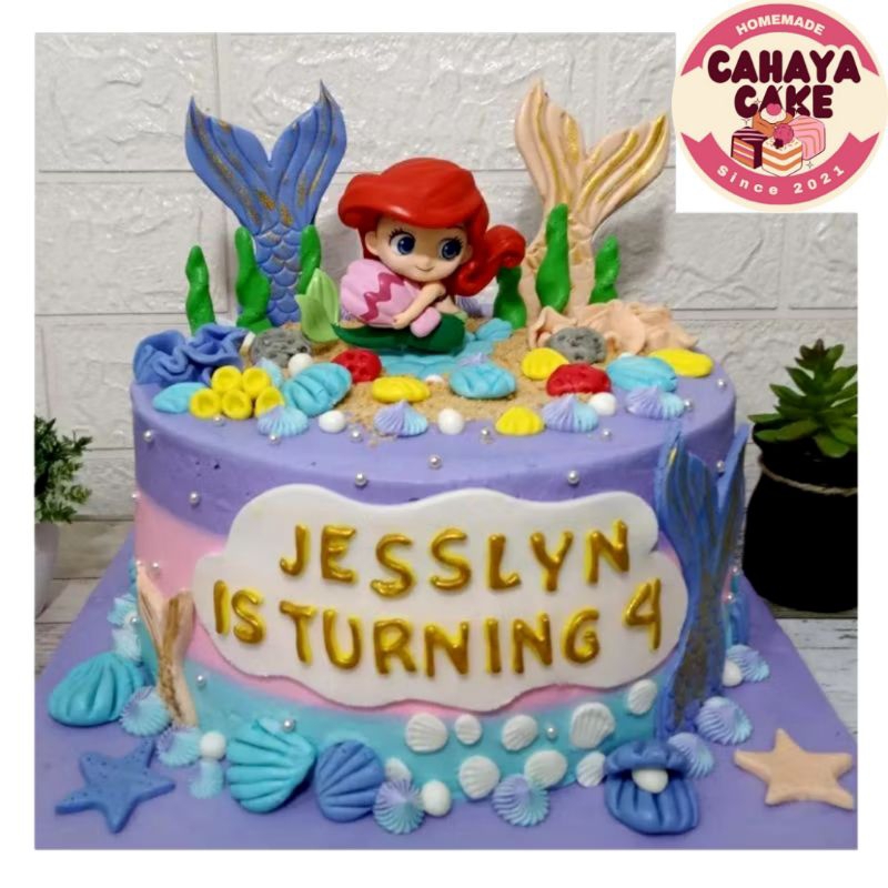 

Kue Ulang Tahun Putri Duyung / Mermaid Cake / Kue Ultah Karakter Mermaid