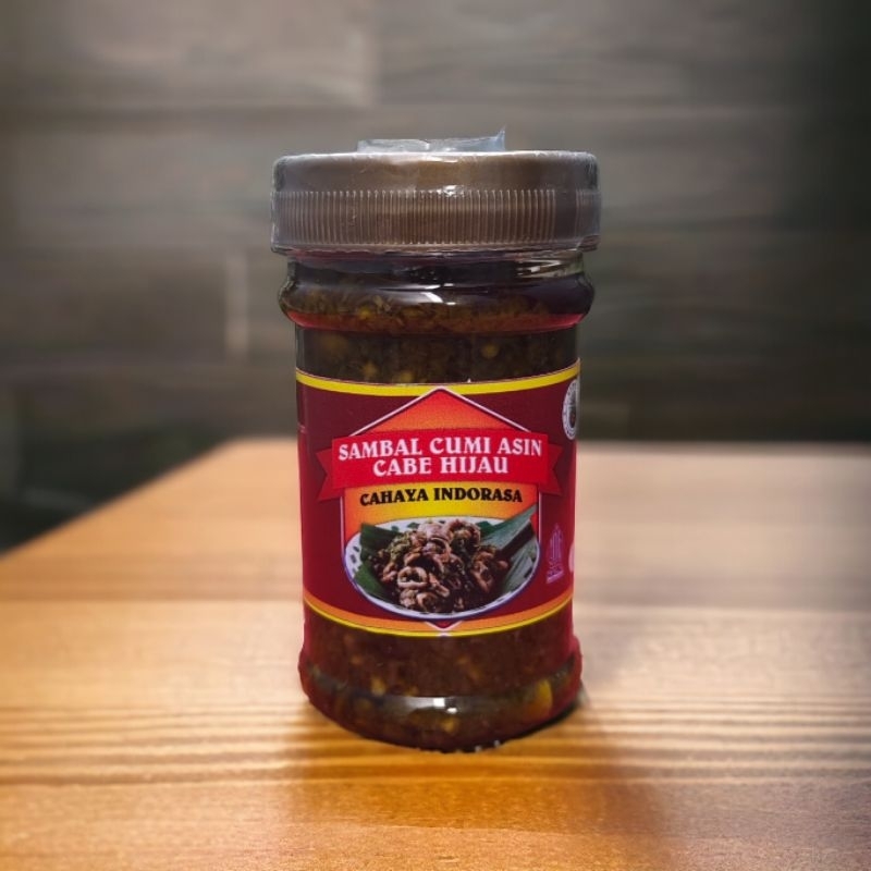 

Sambel Cumi Asin Cabe Hijau Cahaya Indorasa