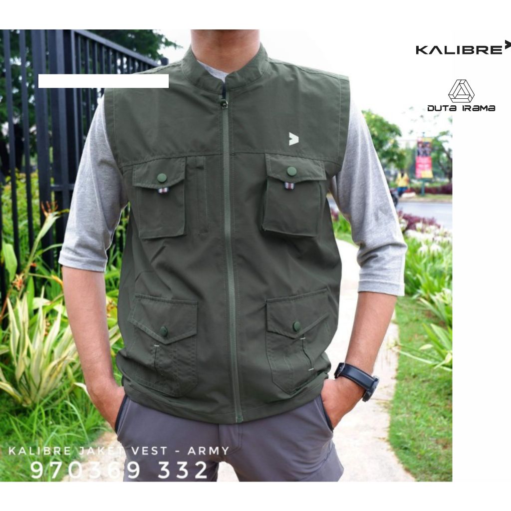 DUTAIRAMA - Rompi Motor Biker Jaket Vest Kalibre 970369