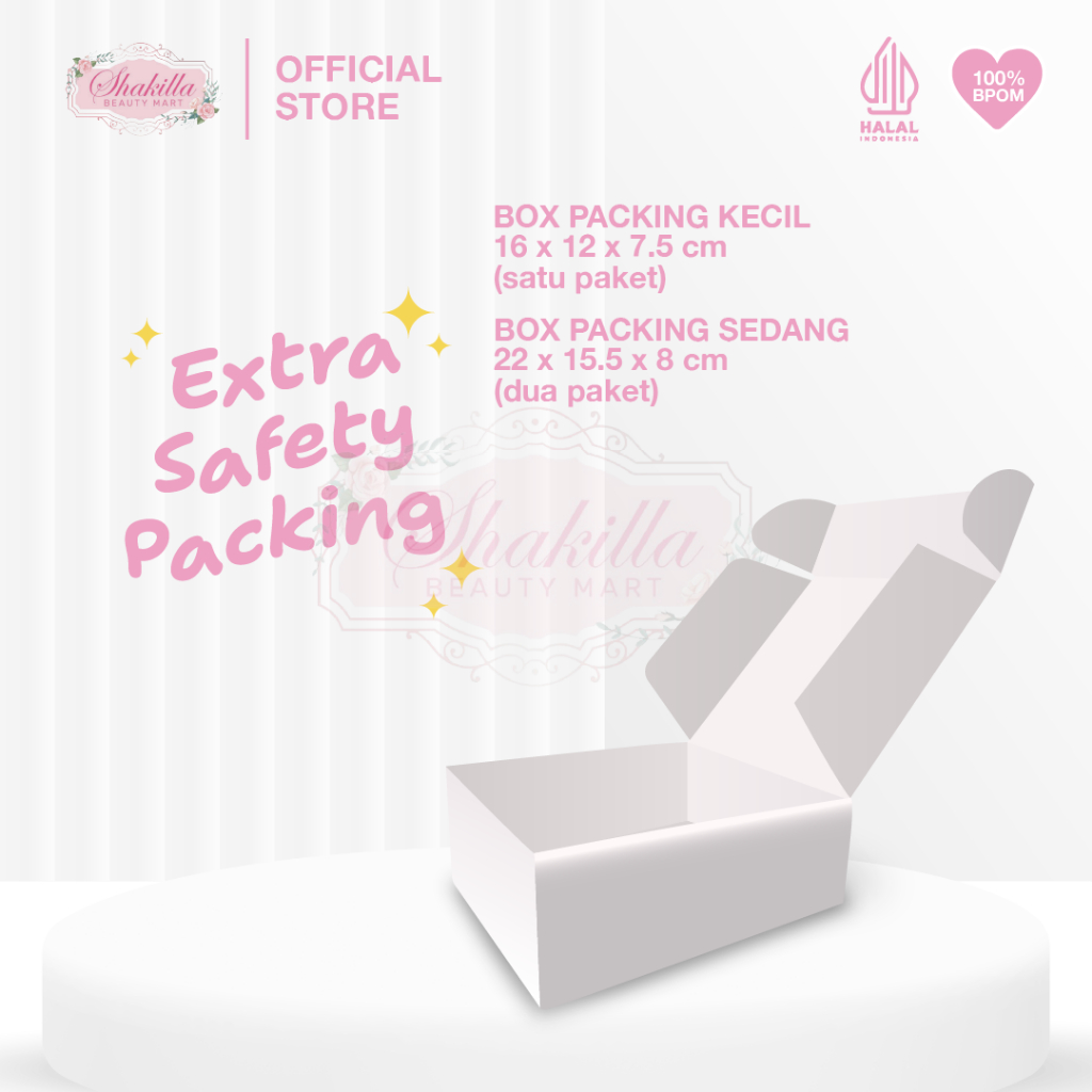 

Ekstra Bubblewrap dan box Packingan