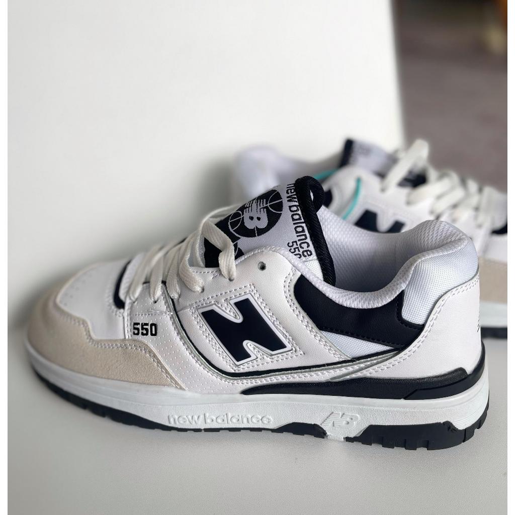 SNEAKERS NB 550 WHITE BLACK PREMIUM BNIB FULL TAG