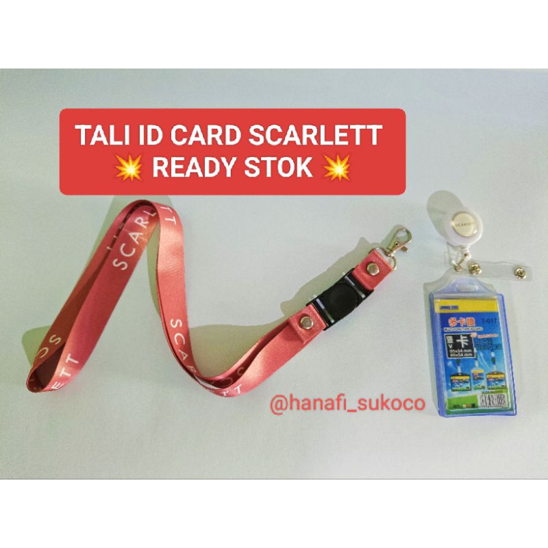 

SCARLETT tali id card Scarlett [READY STOK] Lanyard SATUAN