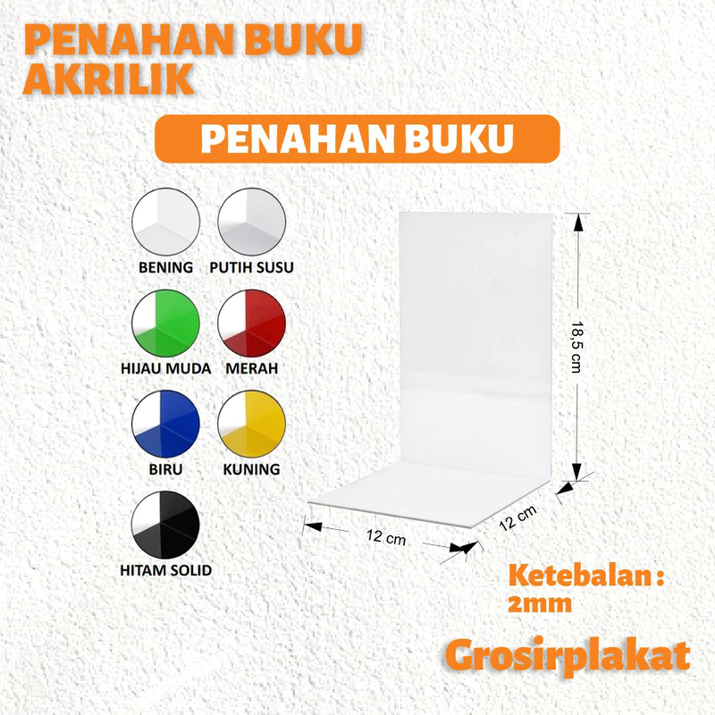 

Penahan Buku Akrilik Penahan Buku Akrilik Custom Pembatas Buku Custom