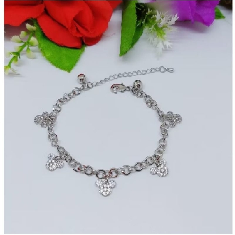 gelang xuping 668 mata putih&mata hitam perhiasan wanita