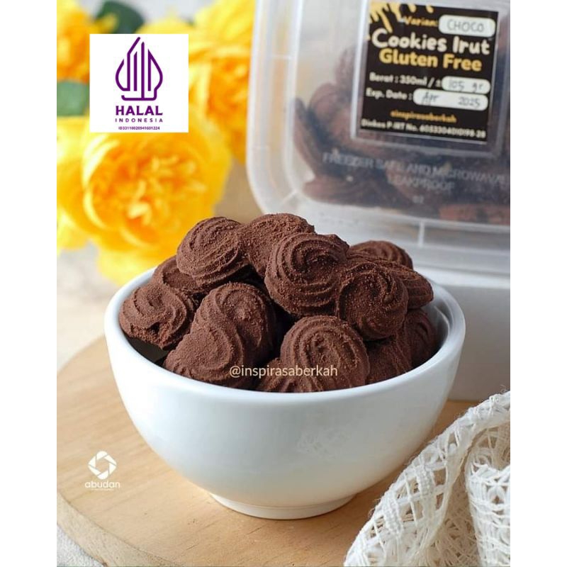 

Halal Indonesia Cookies Irut Coklat Gluten Free Chocolate Cokelat Snack Diet Sehat