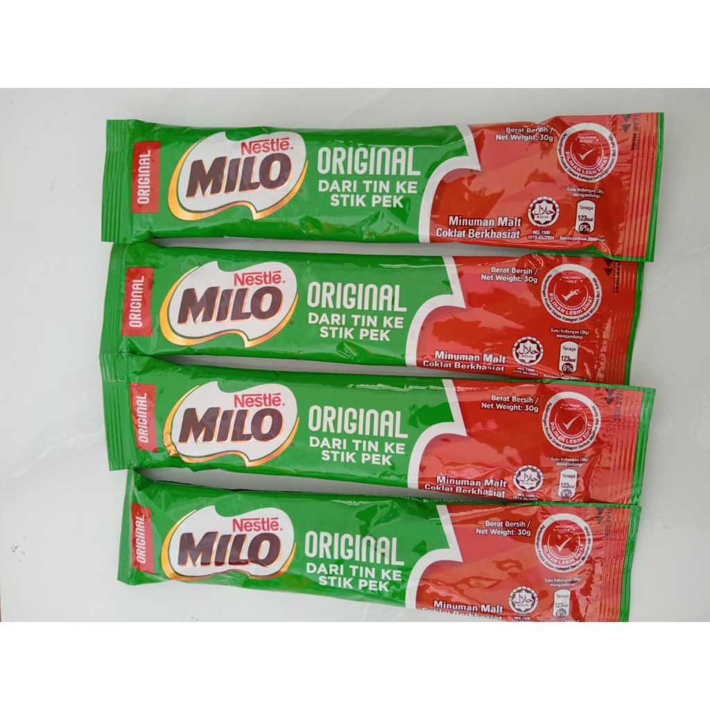 

NESTLE MILO Original Stikpek Activ-Go Malaysia 30g Milo Kosong Saset / eceran / persaset / sachet