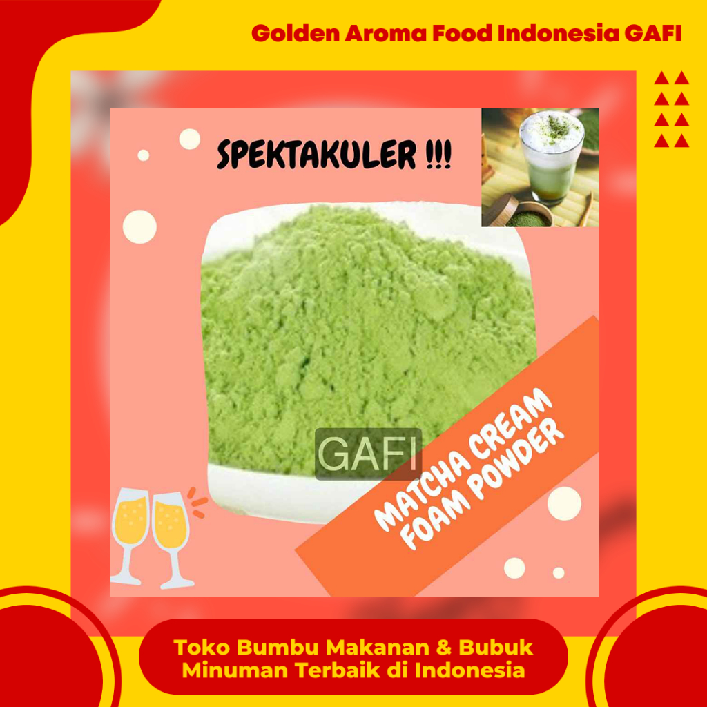 

Bubuk Matcha Cream Foam Powder 1 Kg Serbuk Minuman Whipped Cream Green Tea Tea Powder 1Kg Enak Murah