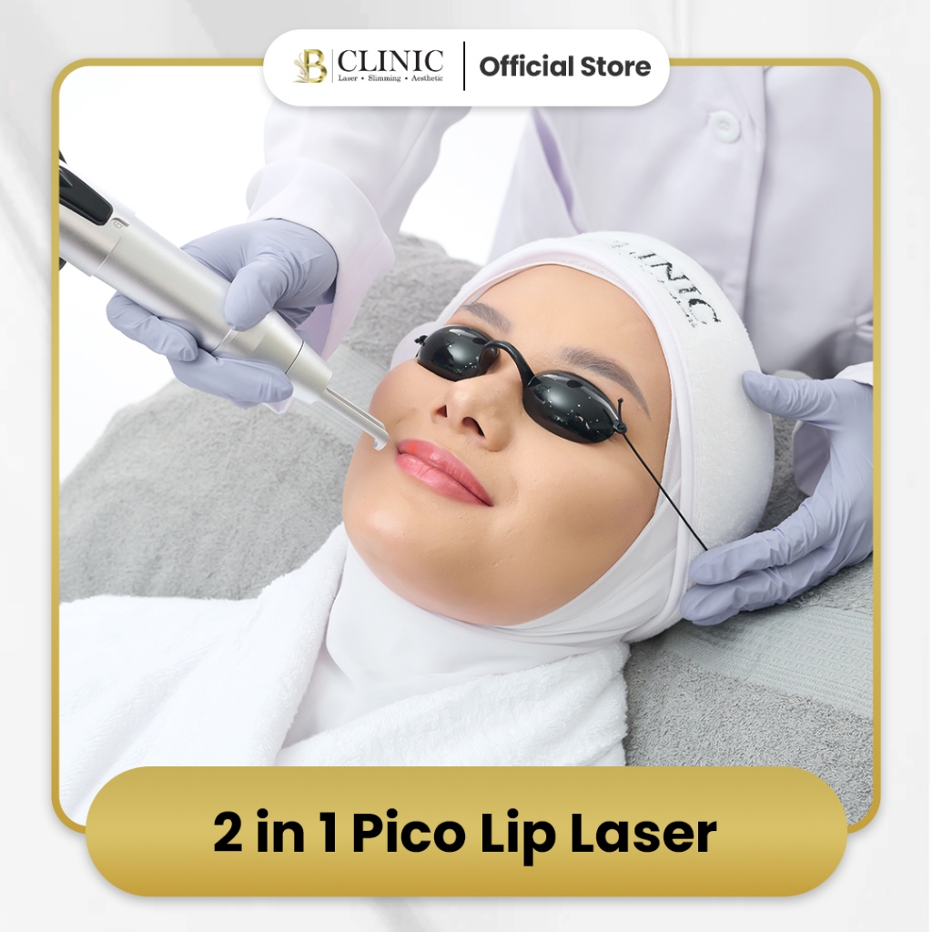 B CLINIC PROMO 2 in 1 PICO LIP LASER | S&K WAJIB DIBACA