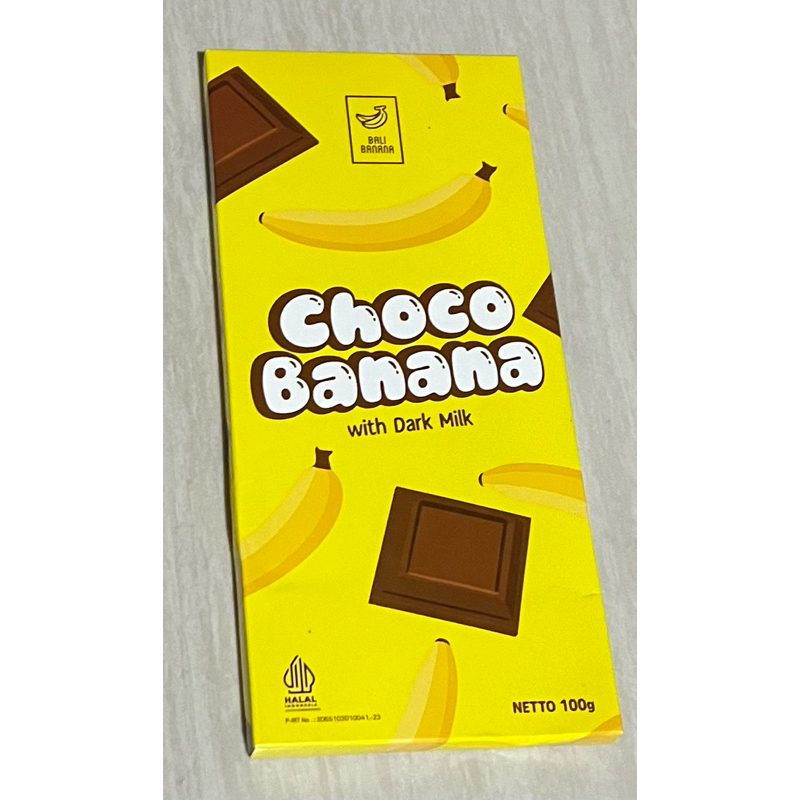 

Oleh-oleh Bali . Halal Choco Banana with Dark Milk