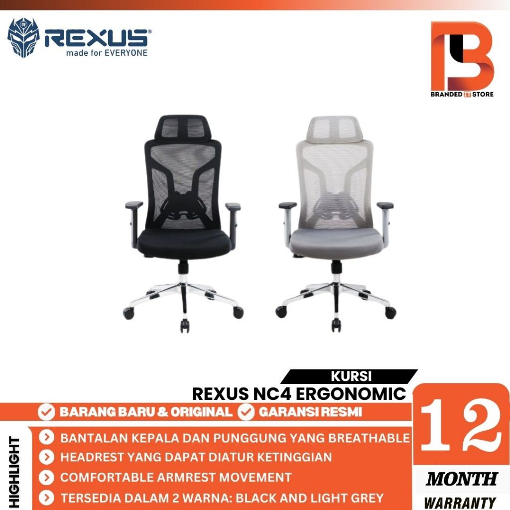 REXUS NC4 ERGONOMIC OFFICE Chair
