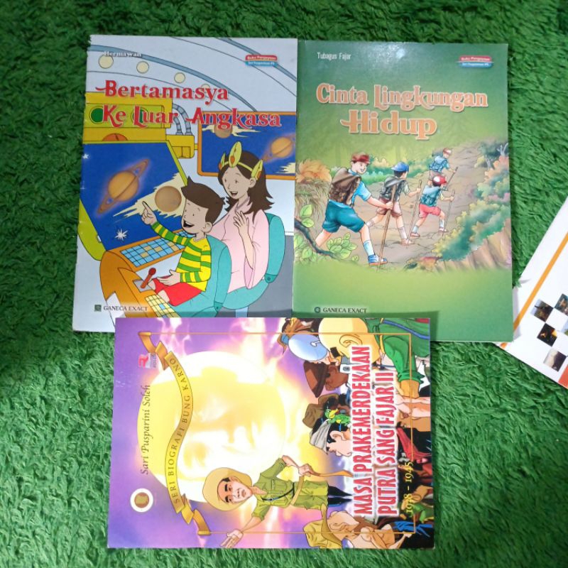 ORIGINAL BUKU CERITA ANAK DAN DONGENG BERTAMASYA KE LUAT ANGKASA CINTA LINGKUNGAN HIDUP MASA PRAKEME