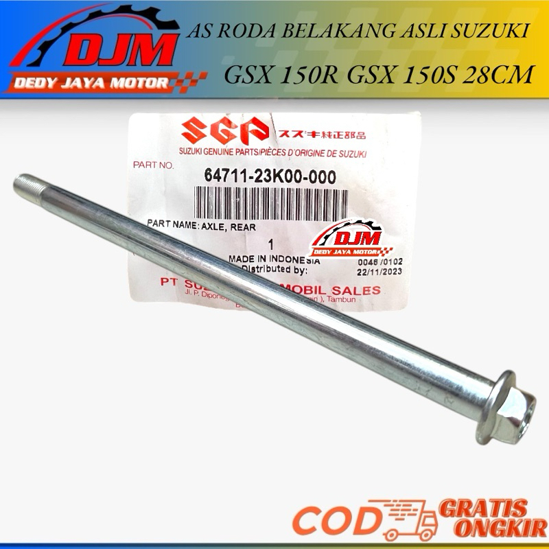 As Roda Belakang Suzuki GSX 150R Original 64711-23K00-000 GSX 150R GSX 150S Original Suzuki Genuine 