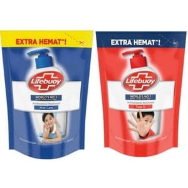 Lifebuoy Handwash Total 10 dan Mild Care - Refill @180ml