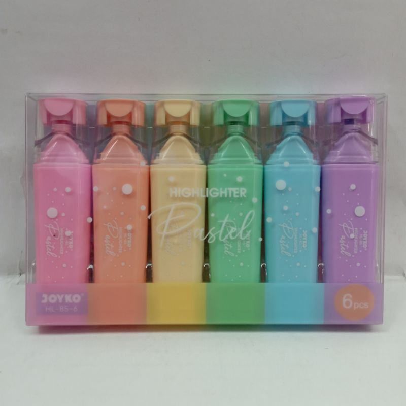 

JOYKO HIGLIGTHER PASTEL HL-85 6 warna / set