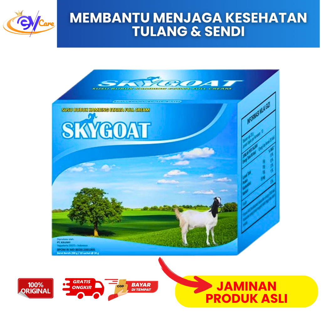 

Susu Kambing Etawa Bubuk Sachet Skygoat 200gram