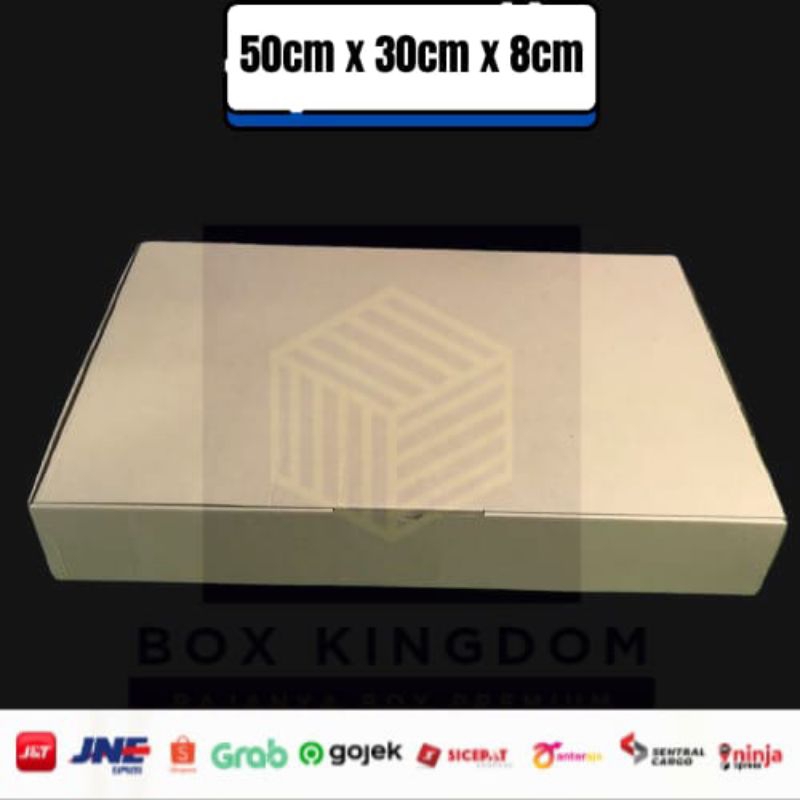 

Kardus Karton Uk, 50x30x8 cm...Die Cut untuk packing - aksesoris - dll