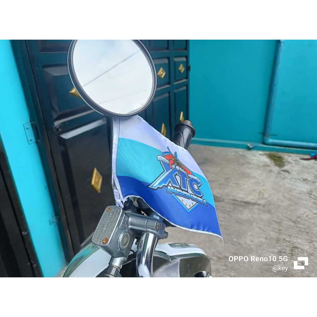 BENDERA MOTOR xtc BENDERA xtc KECIL BUAT DI SPION MOTOR BENDERA PRINTING