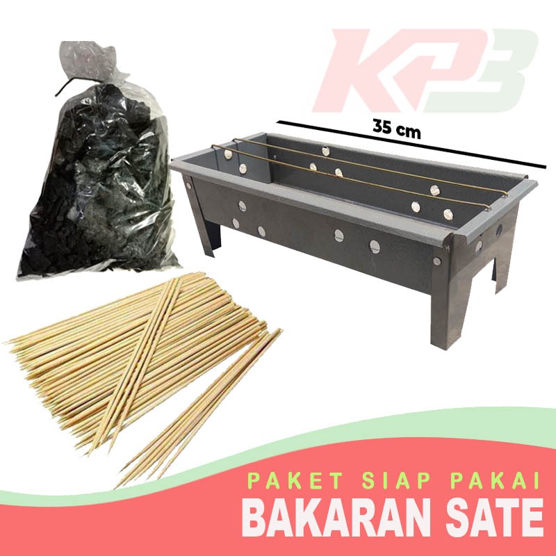 Paket Lengkap  Panggangan Sate Bakar Sosis Bakaran Bakso Ikan Bakar Serbaguna