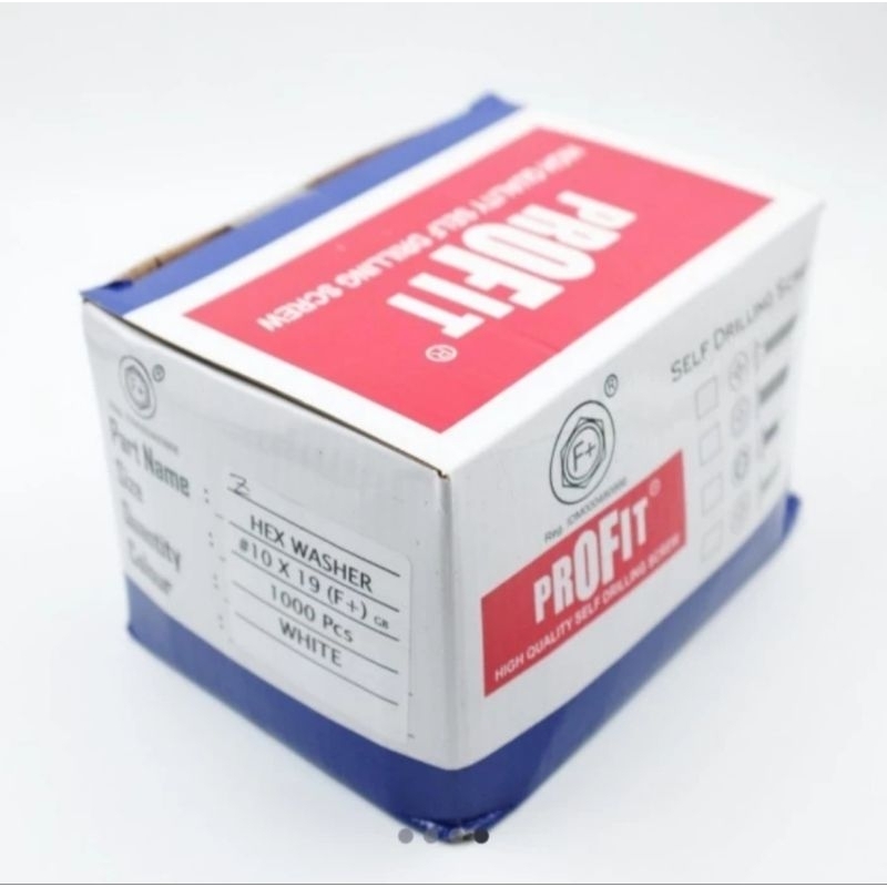 Baut Baja Ringan Profit 10x19 Per Box