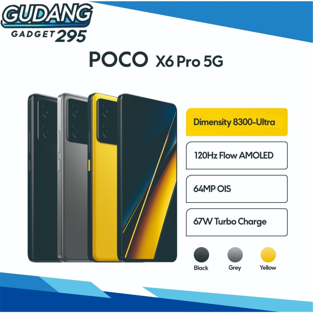 POCO X6 PRO 5G 12/512GB GARANSI RESMI