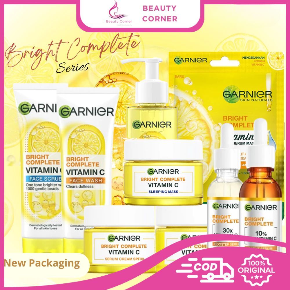 Garnier Bright Complete Series ( Foam, Cream Yoghurt, Cream Yuzu, Dew Toner, Booster)
